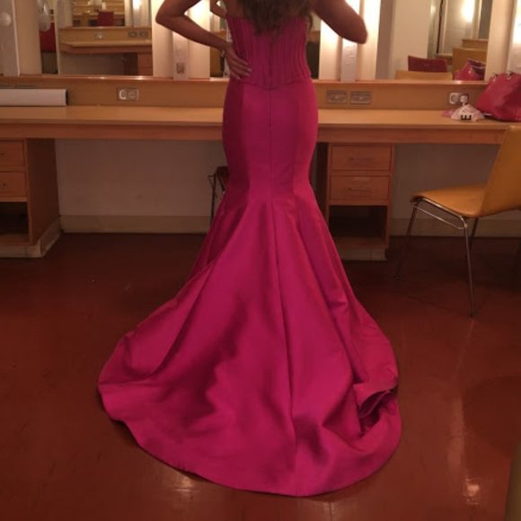 Sherri Hill #50389-Magenta  Pageant/Prom Dress - Picture 8 of 12